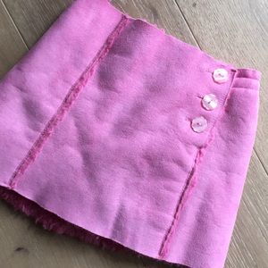 Baby Lulu suede-like skirt